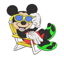 Toppa ricamata topolino dei