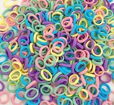 Elastici Colorati Morbidi Per Capelli Donna,100 Pezzi Ragazza Accessori Fermagli