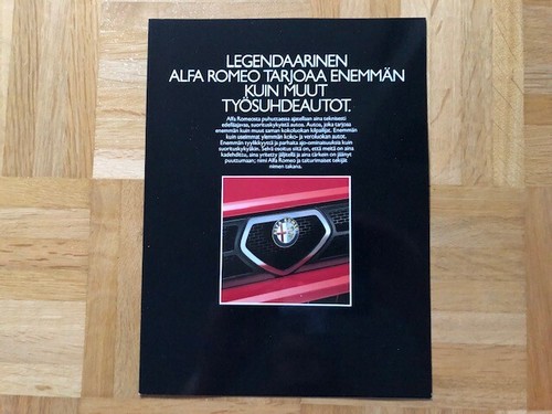 Brochure alfa romeo - alfa, &