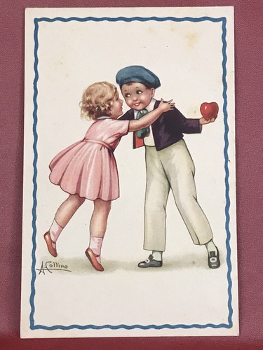 Cartolina illustrata a - cartolina,
