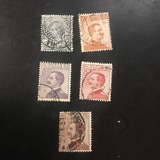 1917 20 Francobolli Soprastampati Usati Sas 108/112 Cat 100€