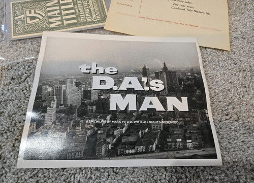 Man anni 50 frame - la, d.a.man