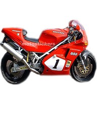 Adesivi moto - Kit adesivi DUCATI 888