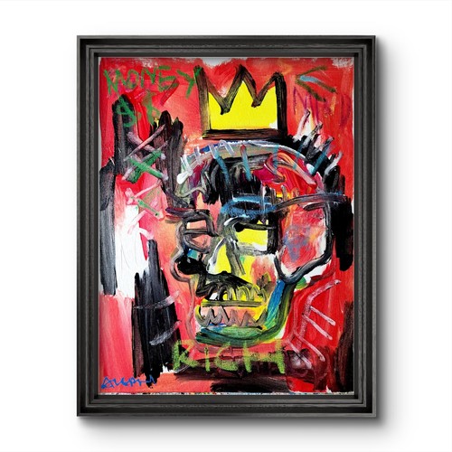 Aleph teschio arte originale - aleph,