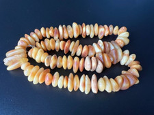 Collana Vintage ORIGINALE Perline Naturali AMBRA 琥珀色 Bellissima URSS 51g