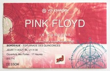 PINK FLOYD billet ticket stub