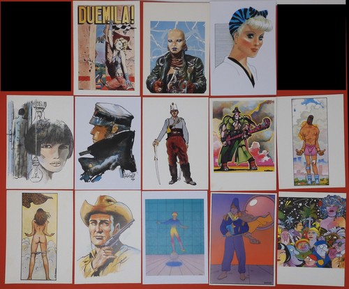 Autori vari 13 cartoline - autori,