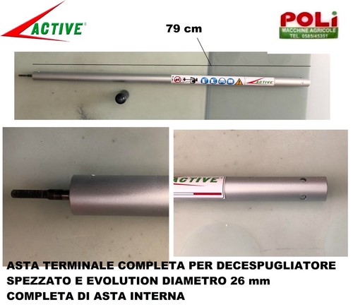 Active decespugliatore asta - active,