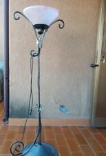 piantana lampada da terra In Ferro Battuto 