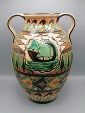 Raro Grande Vaso In Terracotta