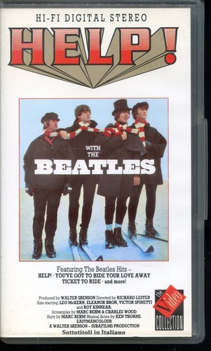 1989 beatles help vhs - -,