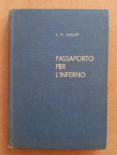 LIBRO Romanzo PASSAPORTO PER L'INFERNO Juillet 1963 Europa Productions Spionaggi