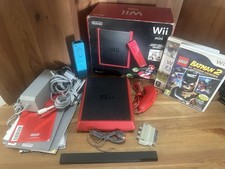 Console Nintendo Wii Mini Rossa completa con scatola + giochi