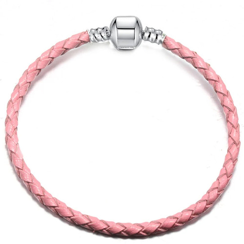 Bracciale catena pelle - bracciale,