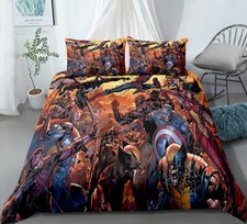 Set Copripiumino Trapuntino Letto Singolo King Matrimoniale Super King Guerra Civile