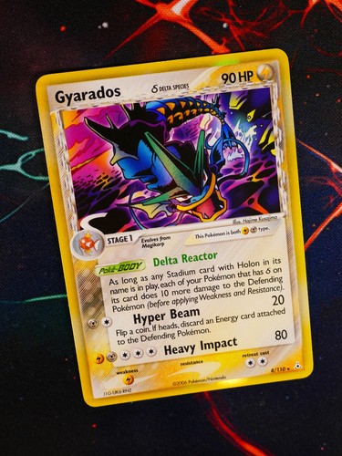 Pokemon gyarados card ex - mp,