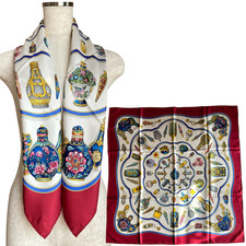 Sciarpa HERMES Carre 90 "Qu