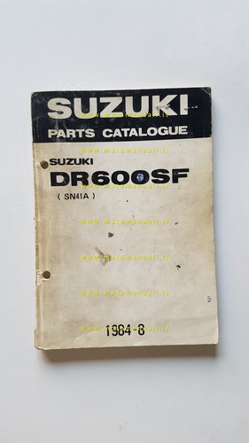 Suzuki 600 1984 catalogo - suzuki,