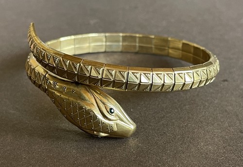 Bracciale serpente corda e - in,