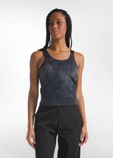 Canotta Deha donna in microfibra top cropped maglia smanicata palestra yoga