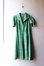 62 Abito Vintage Verde Tiffany