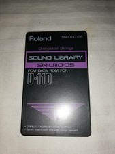 ROLAND  3  CARD SN-U110   N° 05 + 06 + N°12 .  X  U110/U220/D70/ ECC.