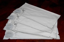 Tovaglioli n.8 Ricamate a mano
