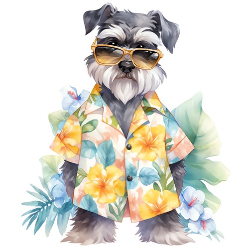 Adesivo auto schnauzer - adesivo,