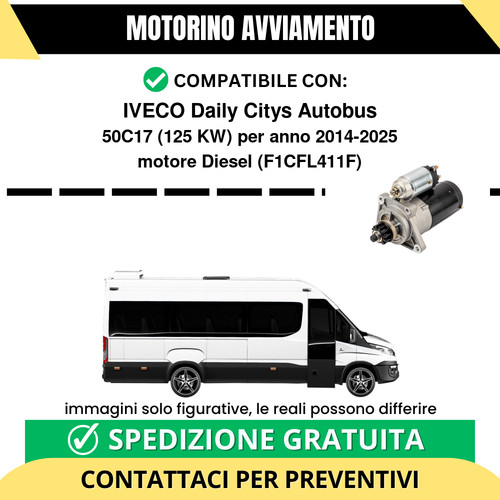 Motorino avviamento iveco - motorino,