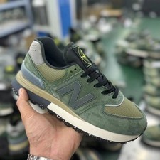 New Balance NB574 Stone Island Verde Sneakers Unisex Scarpe da Corsa Freshgood