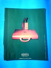 RITAGLIO DI GIORNALE PUBBLICITA' VALEXTRA BORSA MILANO DA COLLEZIONE - (141)