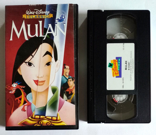 Vhs mulan animazione - vhs,