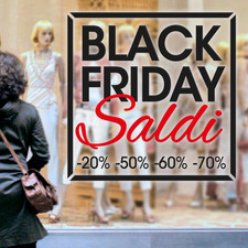 Vetrofania Black Friday