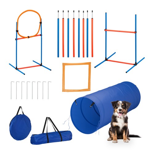Relaxdays set agility dog - relaxdays,