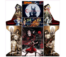 Grafica Bartop Weecade Cabinato Arcade Vinile Adesivi Pandora Box Castelvania