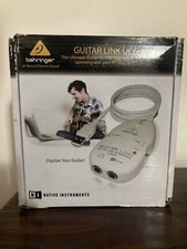 Behringer Guitar Link UCG102 guitar to USB audio interface