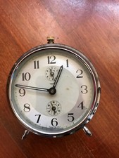 orologio sveglia meccanica vintage perfettamente funzionante quadrante di 7,5cm