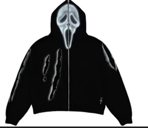 Felpa con cappuccio scream - con,