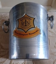 VEUVE CLICQUOT Champagne, Secchio Ghiaccio Metallo Vintage, vedere foto!!!