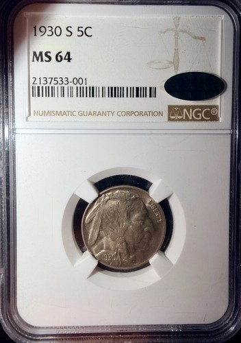1930 buffalo nickel ngc - buffalo,