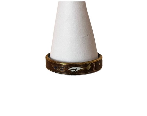 Anello vintage marrone - , a