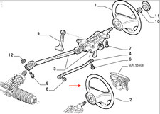 717085612 volante fiat - 717085612,