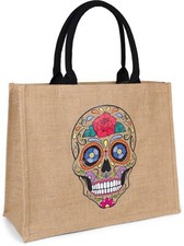 Borsa di tela da donna Teschio