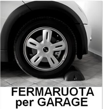 FERMO RUOTA  Parcheggio ferma ruota cuneo per garage montaggio fisso Nè basta 1