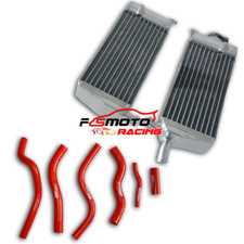 Per HONDA CR125R CR125 1990-1997 1991 1992 1993 1994 Radiatore Alluminio + TUBO ROSSO