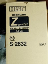 Riso S-2632 HD87 A3 Master Rollen Risograph RZ 970 977 pacco Da 2 Matrici