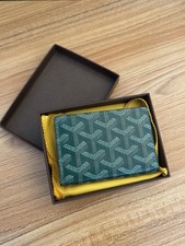 Portacarte verde e bianco -