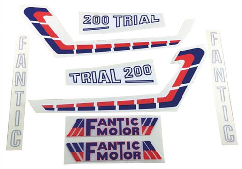 Kit adesivi fantic trial - kit,