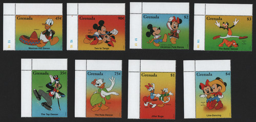 Serie francobolli danze - serie,