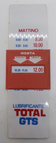 Disco orario vintage
